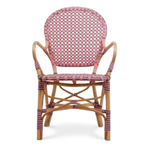 mobiliario-contract-sillon veronux cana natural tejido sintetico gris rosa